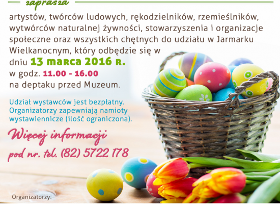 Zaproszenie na Jarmark Wielkanocny