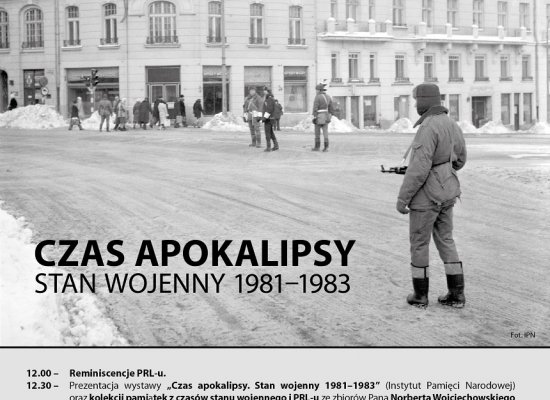 Zapraszamy na obchody 35. rocznicy wprowadzenia stanu wojennego w Polsce