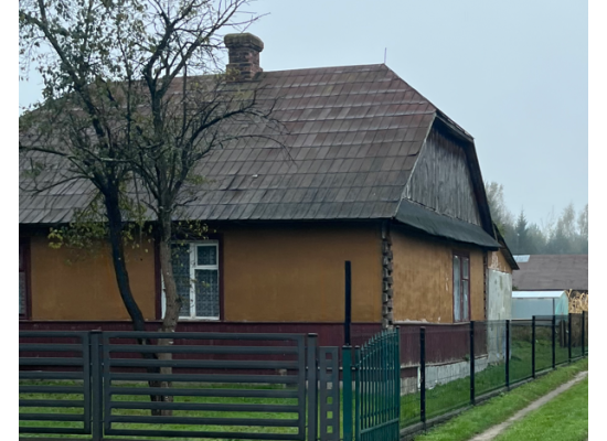 Chałupa w miejscowości Sobibór